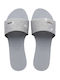 You Malta Metallic Slides in Gray Colour