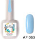 Aloha Fashion Halb-permanenter Nagellack AF 053 Very Light Blue 15ml 1Stück