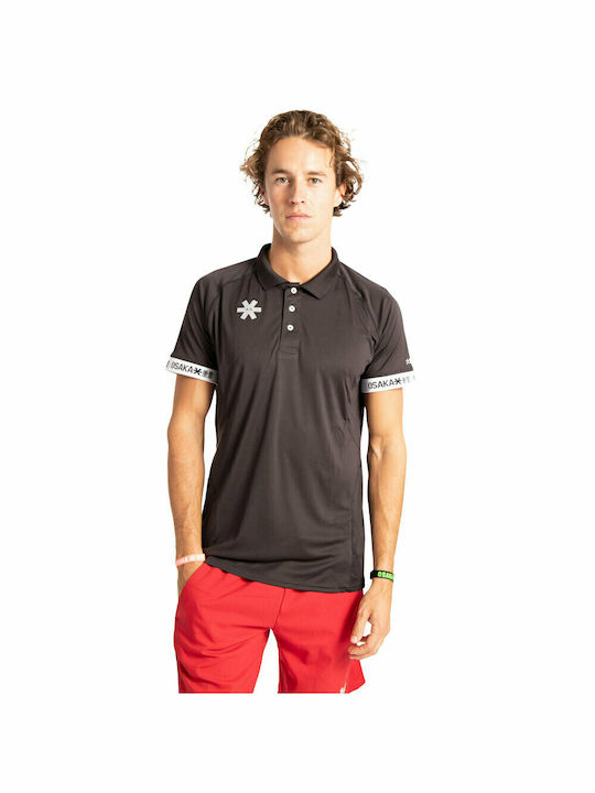 OSAKA MEN POLO JERSEY - BLACK