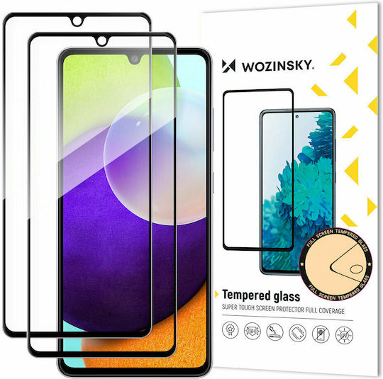 Wozinsky Case Friendly Full Glue Full Face Tempered Glass 2pcs Black (Galaxy A33)