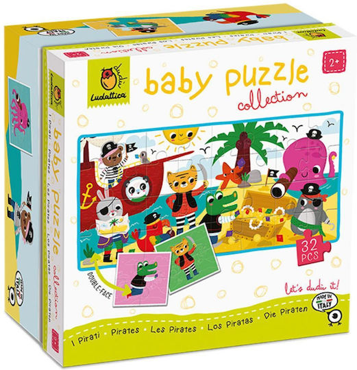Kids Puzzle Pirates for 2+ years+ Years 32pcs Ludattica