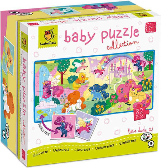 Kinderpuzzle Einhörner für 2+ Jahre alt+ Jahre 32pcs Ludattica