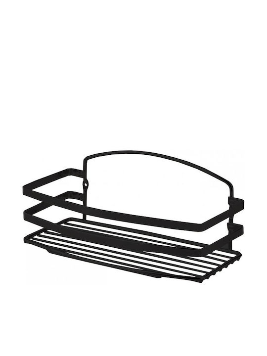 Tekno-Tel 455.BK084/BL Επιτοίχια Ραφιέρα Μπάνιου Inox με 1 Ράφι 25x13x10cm