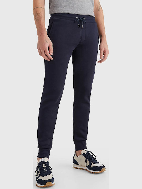 Sweatpants with Elastic Navy Blue