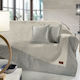 Guy Laroche Dreisitzer-Sofa Wurf 2 Seiten Zircon 180x300cm Grey