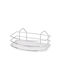 Tekno-Tel 455.BK007 Wall Mounted Bathroom Shelf Inox 24x15x9cm Silver