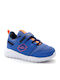 Spacelite Αδιάβροχα Αθλητικά Παιδικά Παπούτσια Running με Σκρατς Μπλε