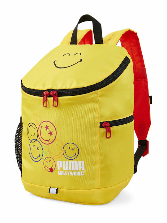 Puma x SmileyWorld School Bag Backpack Elementary, Elementary in Yellow color