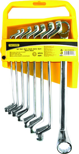Topmaster Set de 8 Duble Chei poligonale Curbe