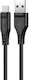 Acefast C3-04 USB 2.0 Cable USB-C male - USB-A 60W Black 1.2m