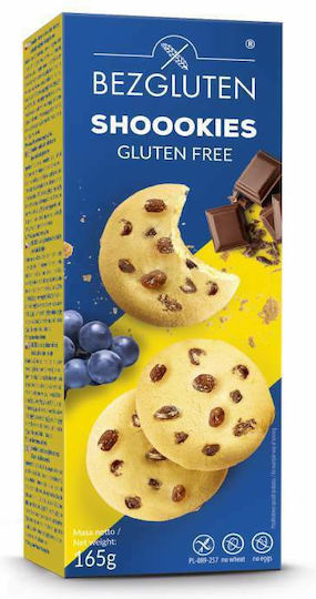 Bezgluten Μπισκότα Shookies με Κομματάκια Chocolate & Blueberry 165gr
