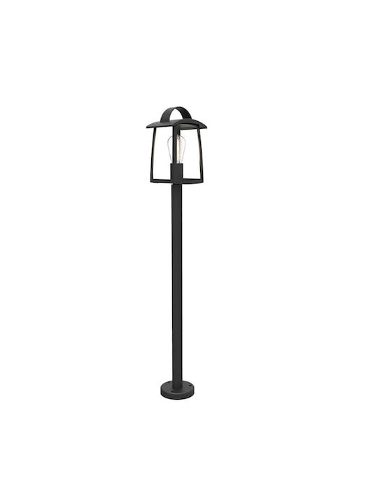 Lutec Kelsey Φωτιστικό Κολωνάκι Εξωτερικού Χώρου 40W IP44 για Ντουί E27 Μαύρο