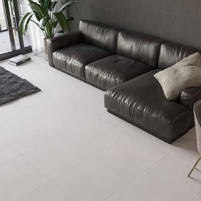 Ravenna Kronos Floor Interior Matte Porcelain Tile 120x60cm White