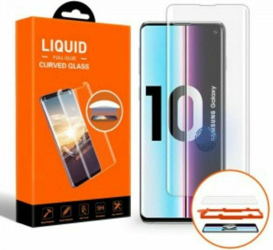 T-Max 3D UV течност Пълно лепило Закалено стъкло за цялото лице (Huawei P40 Pro)