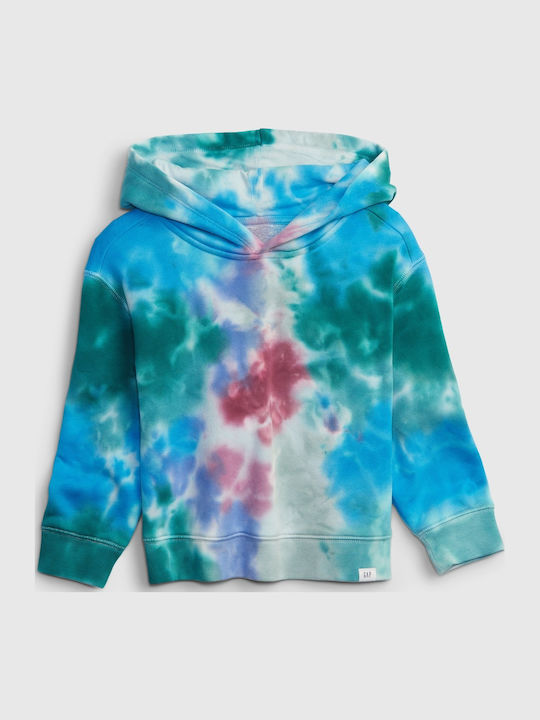 Kids Sweatshirt with Hood and Pockets Multicolour Graphic