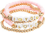 Great Pretenders Pink Love Bracelets Schmuckspielzeug 84110