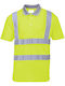 Portwest T-Shirt Εργασίας Κίτρινο με Ανακλαστικές Ταινίες