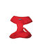 Pet Interest Dog Harness Vest Mesh Plain Red Small 30-40cm 5441-S