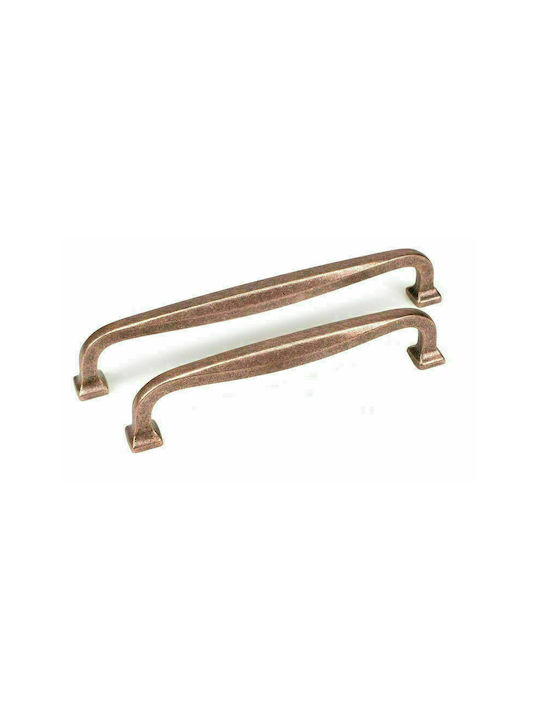 Giusti 752 Handle Furniture made of Metallic in Copper Color 111mm (Center Distance 96mm) 1pcs