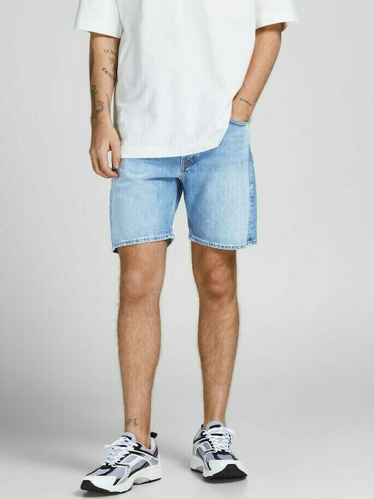 Jack & Jones Bermudă de Bărbați Jean Albastru deschis