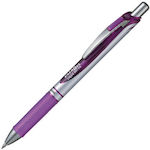 Pentel Στυλό Gel 0.7mm με Μωβ Μελάνι