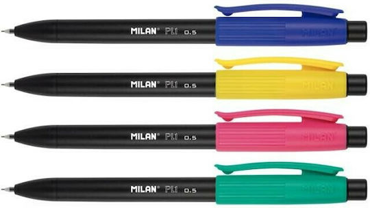 Milan PL1 185010920 Μηχανικά Μολύβια 0.5mm με Γόμα 20τμχ