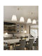 Fan Europe Ares Glass Table Lamp for E27 Socket with White Shade and Gold Base
