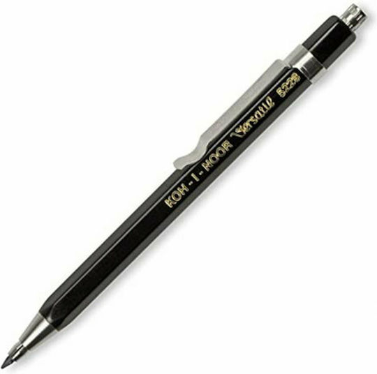 Koh-I-Noor Versatil Mini 5228 Μηχανικό Μολύβι 2.0mm με Ξύστρα Κατάλληλο για Σχέδιο Μαύρο