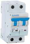 Elmark 2-Poles Automatic Circuit Breaker 40A 41211C