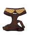 Pet Interest Dog Harness Vest Mesh Collar Brown Medium 38-51cm 5453-M