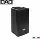 DAD TOURING208P Passiv Sprecher PA 400W mit Woofer 8" 24.4x27x49cm.