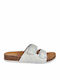 Women's Flat Sandals Flatforms in White Color