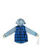 Kids Sweatshirt Cardigan with Hood Multicolored
