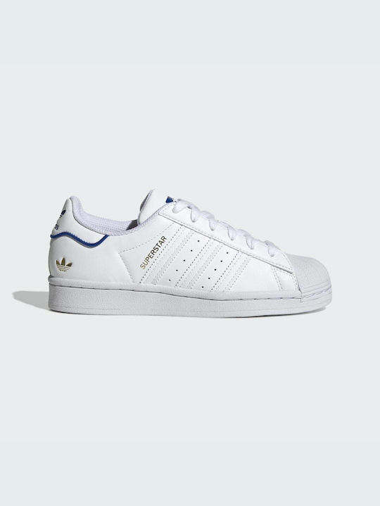 Adidas Παιδικά Sneakers Superstar Cloud White / Cloud White / Blue Bird