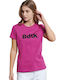 BodyTalk 1221-900028 Women's Short Sleeve Sport Blouse Fuchsia 1221-900028-00370