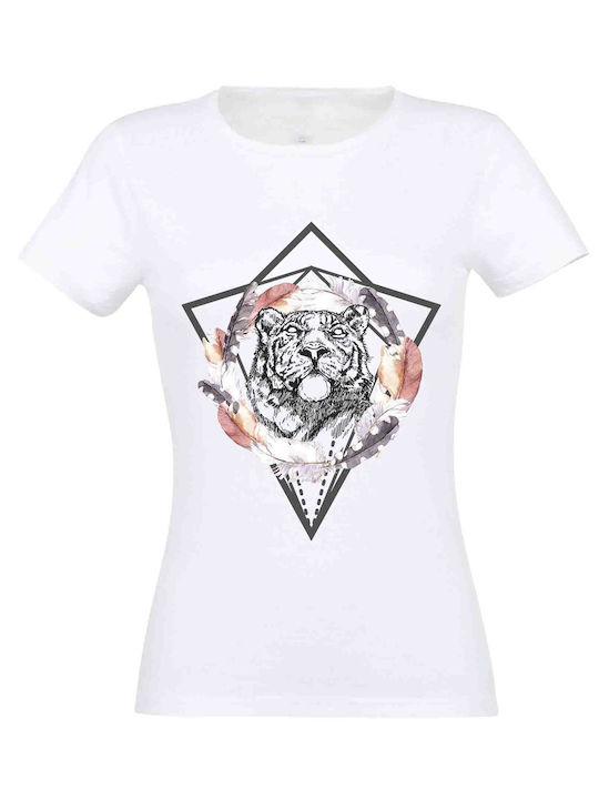 Women's white Boho#39 t-shirt - White