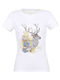 Women's white Boho#43 T-shirt - White