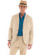 Men's Summer Suit Jacket Regular Fit Beige