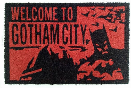 Pyramid International Entrance Mat Welcome To Gotham Red 60x40cm