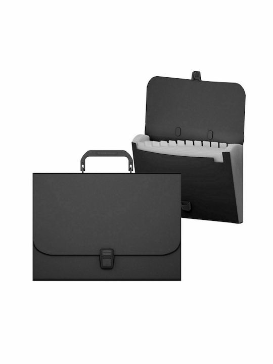 ErichKrause Kunststoff Zeichnungstasche Schwarz