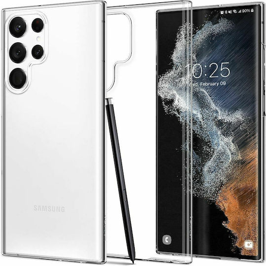 Spigen AirSkin Back Cover Silicone Transparent (Galaxy S22 Ultra)
