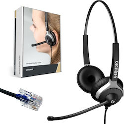 Gequdio WA9024 VOIP Headset 2-ear for Unify with cable