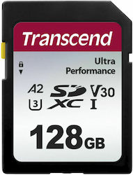 Transcend SDXC 128GB Klasse 10 U3 V30 A2 UHS-I