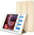 Tri-Fold Flip Cover Δερματίνης Χρυσό (Galaxy Tab A8)