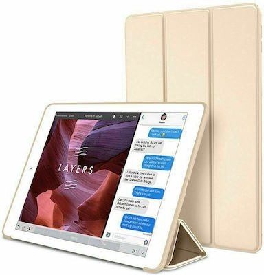 Tri-Fold Klappdeckel Synthetisches Leder Gold (Galaxy Tab A8)