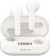 Tellur TLL511411 Earbud Bluetooth хендсфри Слушалки с Кутийка за Зареждане Бял