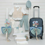 Makis Tselios Fashion 343 Baptism Set with Suitcase 14pcs