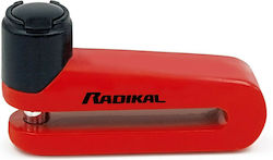 Radikal RK510R Motorrad-Bremsscheibenschloss Rot Farbe