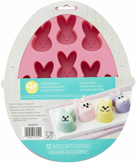 Wilton No Coating Silicone Chocolates 12 Cups Baking Pan