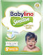 Babylino Sensitive Cotton Soft Πάνες με Αυτοκόλλητο No. 5+ για 12-17kg 16τμχ